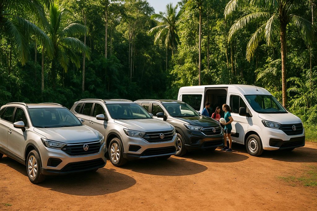 Associations sportives : louer plusieurs voitures pour un événement en plein air en Guyane